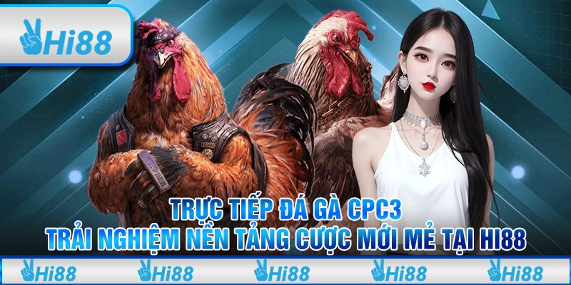 Trực tiếp đá gà cpc3 -Trải nghiệm nền tảng cược mới mẻ tại hi88