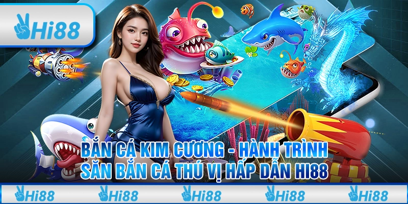 Bắn cá kim cương - Hành trình săn bắn cá thú vị hấp dẫn hi88