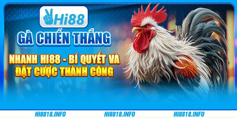 Gà Chiến Thắng Nhanh Hi88 - Bí Quyết Và Đặt Cược Thành Công