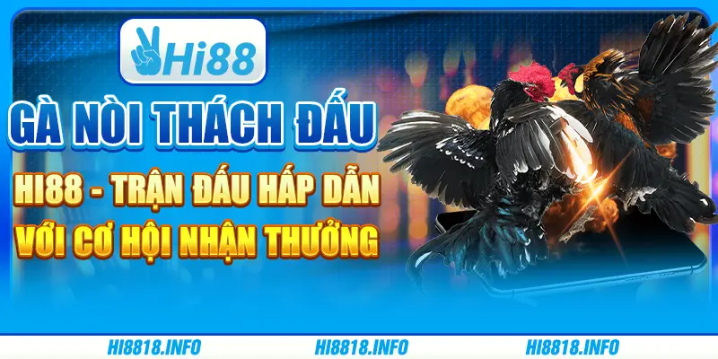 Gà nòi thách đấu Hi88 - trận đấu hấp dẫn với cơ hội nhận thưởng