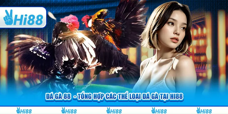 Đá gà 88 - Tổng hợp các thể loại đá gà tại hi88