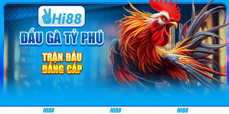 Đấu gà tỷ phú - trận đấu đẳng cấp trên hi88
