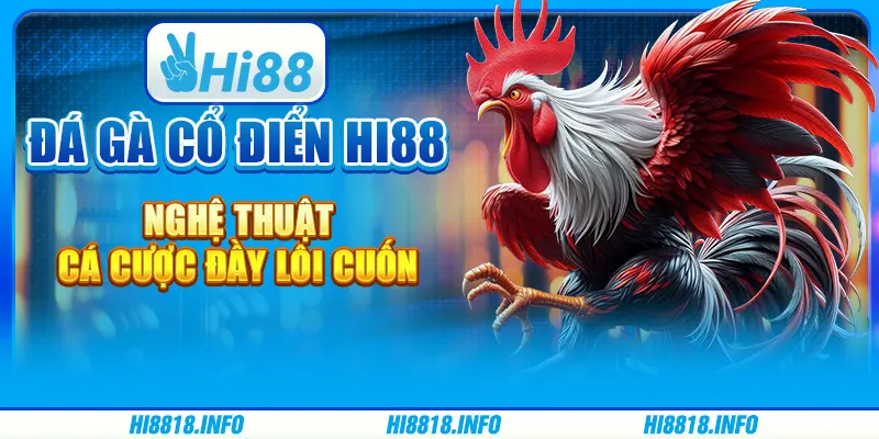 ĐÁ GÀ CỔ ĐIỂN HI88 - NGHỆ THUẬT CÁ CƯỢC ĐẦY LÔI CUỐN