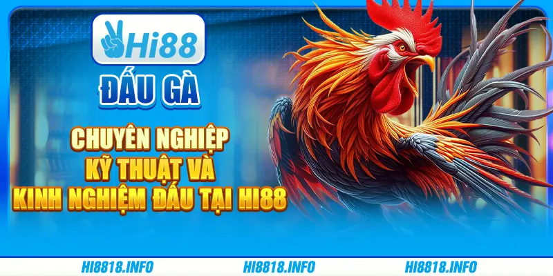 Đấu Gà Chuyên Nghiệp - Kỹ Thuật Và Kinh Nghiệm Đấu tại Hi88